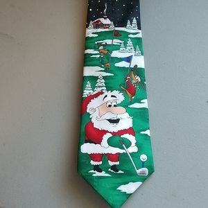 NWOT Men's Christmas golf tie